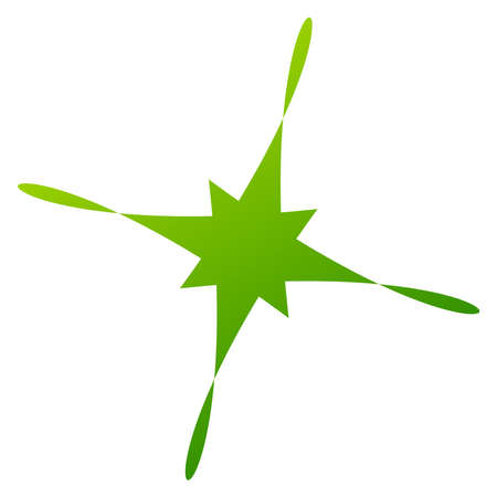 Abstract random geometric shape. Non figural, non figurative artistic illustration. Stock vector illustration, clip-art graphicsのイラスト素材