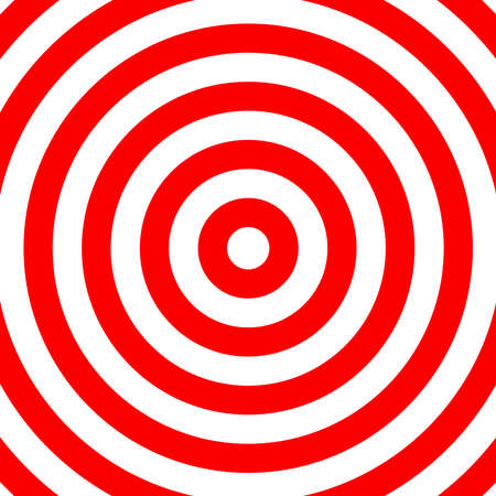 Concentric radial circles, rings design element icon. Stock vector illustration, clip-art graphicsのイラスト素材