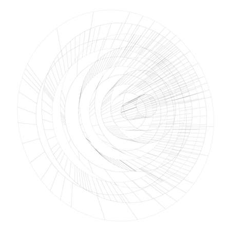 Abstract geometric icon, symbol,  shape, design element template stock vector illustration, graphic. Glyph clip artのイラスト素材