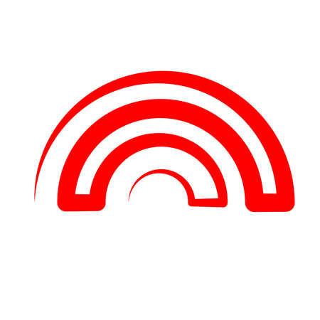 Abstract geometric icon, symbol, shape, design element template stock vector illustration, graphic. Glyph clip artのイラスト素材