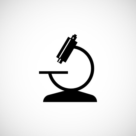 microscope icon, flat design best iconのイラスト素材