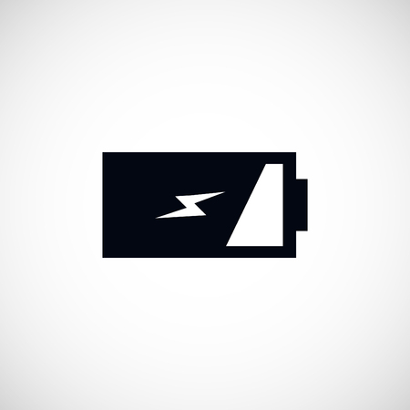 Battery icon, flat design best vector iconのイラスト素材