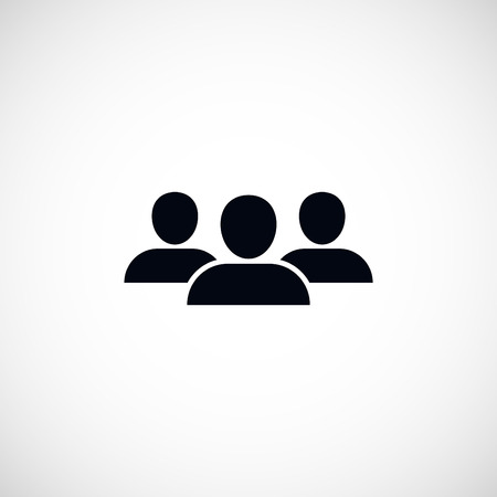 Group icon, flat design best vector iconのイラスト素材