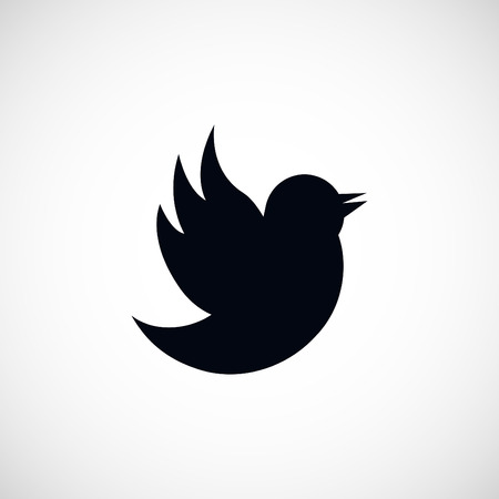 Doodle bird icon, flat design best vector iconのイラスト素材