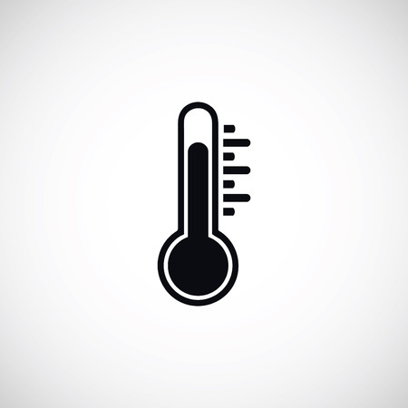 thermometr vector icon, flat design best vector icon