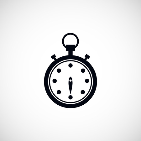Stopwatch icon, flat design best vector iconのイラスト素材