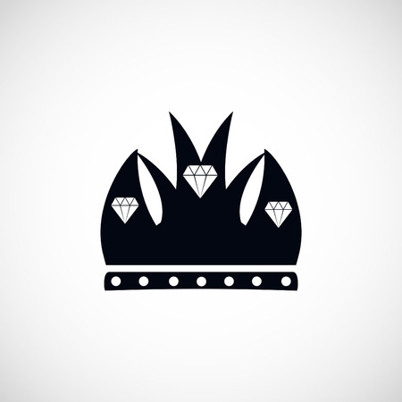 Crown vector, flat design best vector iconのイラスト素材