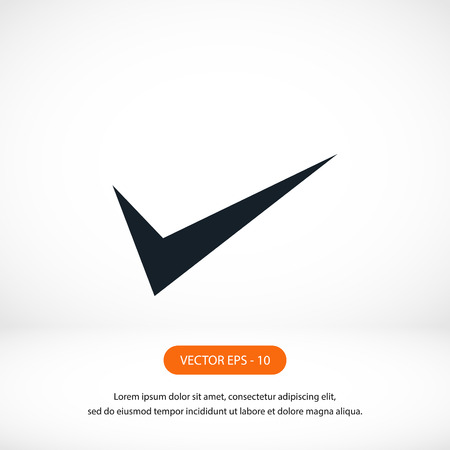 ok vector icon, flat design best vector iconのイラスト素材