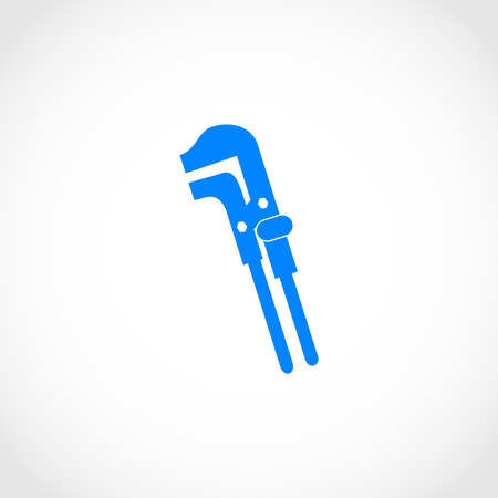 Spanner monochrome icon, flat design best vector iconのイラスト素材