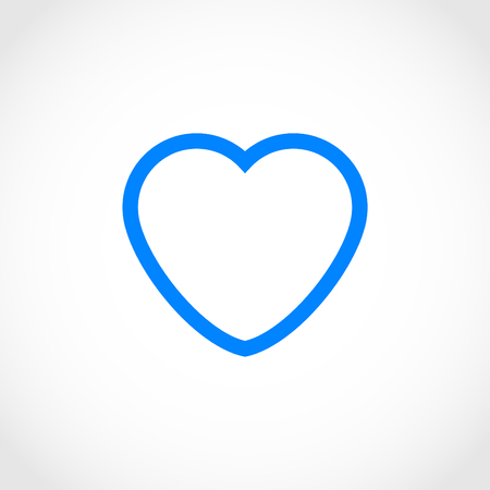 heart icons vector, flat design best vector iconのイラスト素材