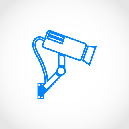 Surveillance Camera icon, flat design best vector icon