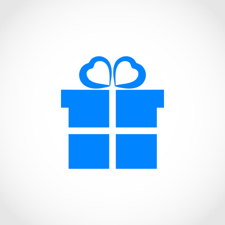 gift icon vector, flat design best vector iconのイラスト素材
