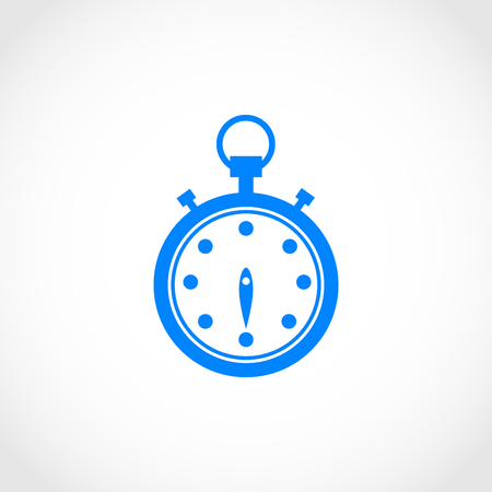 Stopwatch icon vector, flat design best vector iconのイラスト素材