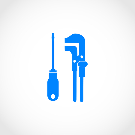 tools vector icon, flat design best vector iconのイラスト素材