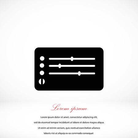 Media players icon, flat design best vector iconのイラスト素材