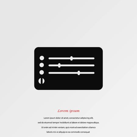 Media players icon, flat design best vector icon.のイラスト素材