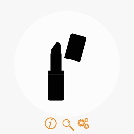 Lipstick vector icon, flat design best vector iconのイラスト素材