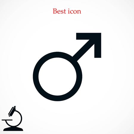Planet symbol icon, flat design best vector iconのイラスト素材