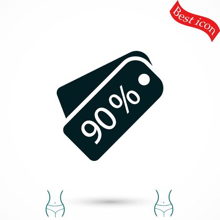 price tag icon.vector, flat design best vector iconのイラスト素材