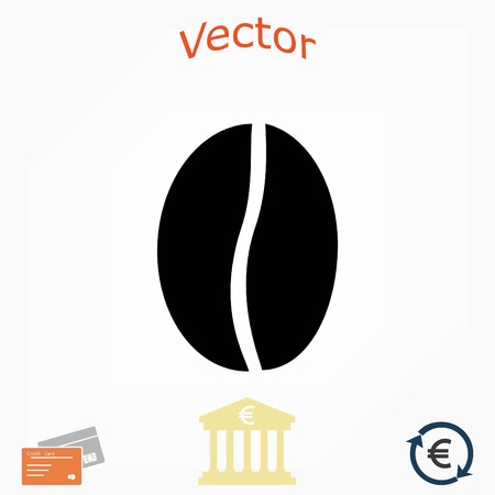 coffee vector icon, flat design best vector iconのイラスト素材