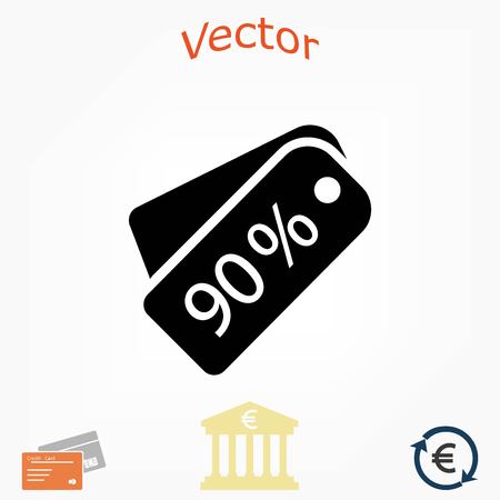 price tag icon.vector, flat design best vector iconのイラスト素材