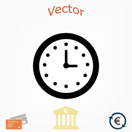 wristwatch icon vector, flat design best vector iconのイラスト素材