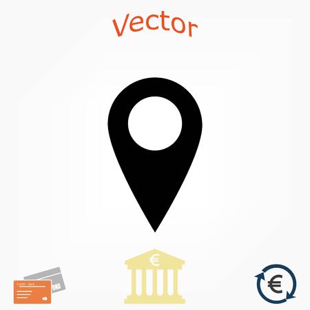 Business contact icon, flat design best vector iconのイラスト素材