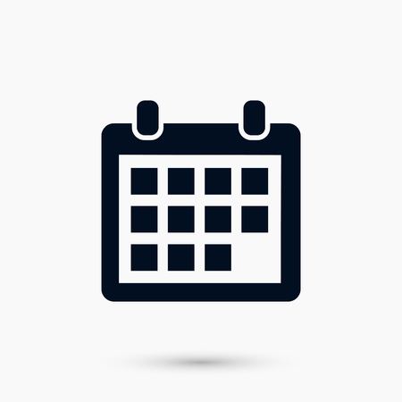 A calendar icon vector, flat design best vector iconのイラスト素材