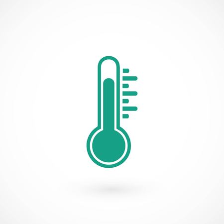 thermometr vector icon, flat design best vector iconのイラスト素材