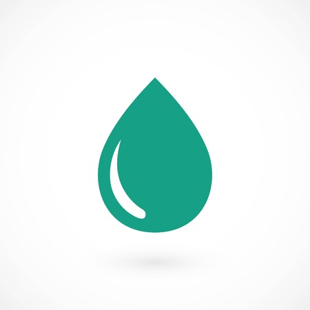 drop icon vector, flat design best vector iconのイラスト素材