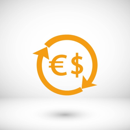 Money icon vector, flat design best vector iconのイラスト素材