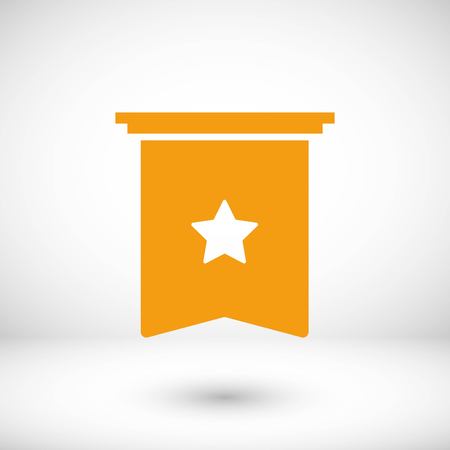 star icon vector, flat design best vector iconのイラスト素材