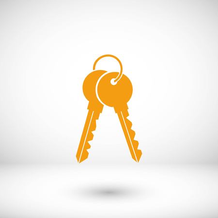 Keys Icon vector, flat design best vector iconのイラスト素材