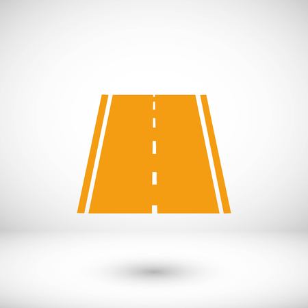 road icon, vector, flat design best vector iconのイラスト素材