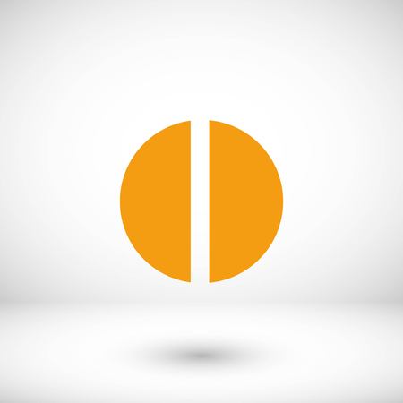 pill vector icon, flat design best vector iconのイラスト素材