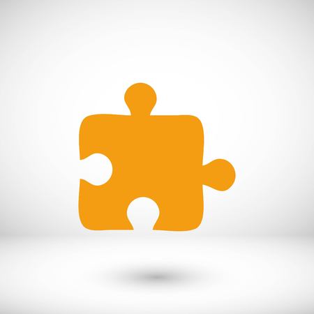 puzzle icon vector, flat design best vector icon のイラスト素材