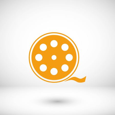 Videocamera Single icon, flat design best vector iconのイラスト素材