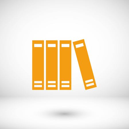 book icon vector, flat design best vector iconのイラスト素材