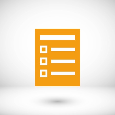 paper icon vector, flat design best vector iconのイラスト素材