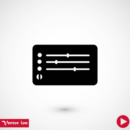 Media players icon, flat design best vector iconのイラスト素材