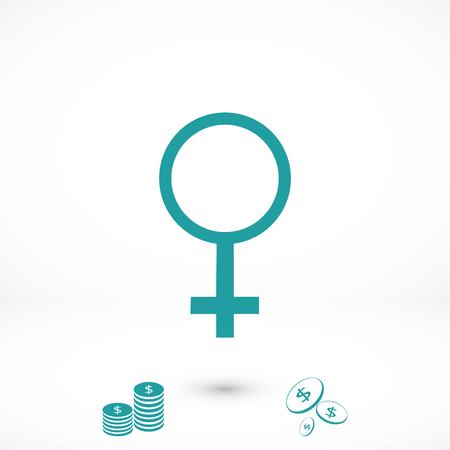 planet symbol vector icon, flat design best vector iconのイラスト素材