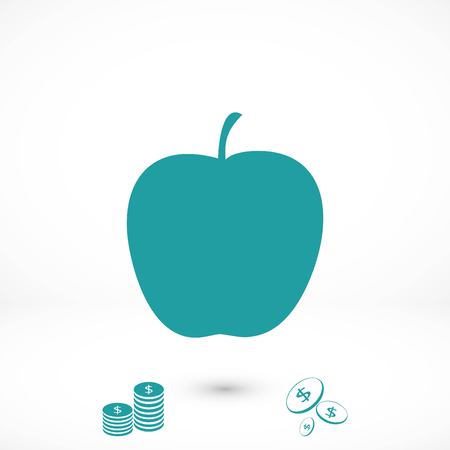 apple icon vector, flat design best vector iconのイラスト素材