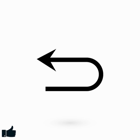 Arrov Vector Icon, flat design best vector iconのイラスト素材