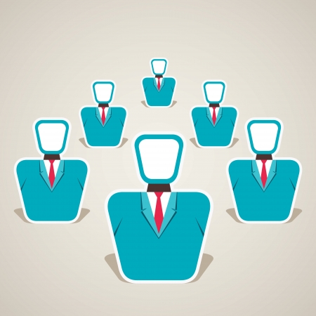 project team concept vectorのイラスト素材