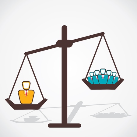 leadership is more powerful than team vectorのイラスト素材