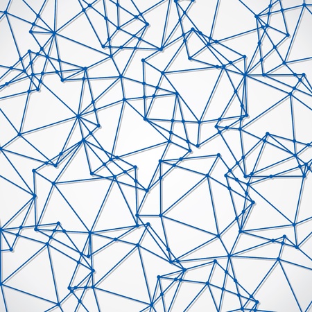 creative network node connection background vectorのイラスト素材
