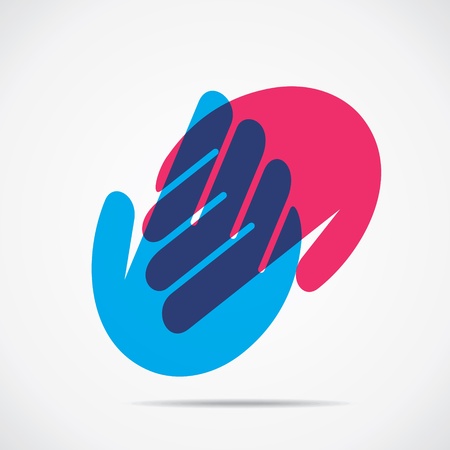 helping hand icon のイラスト素材