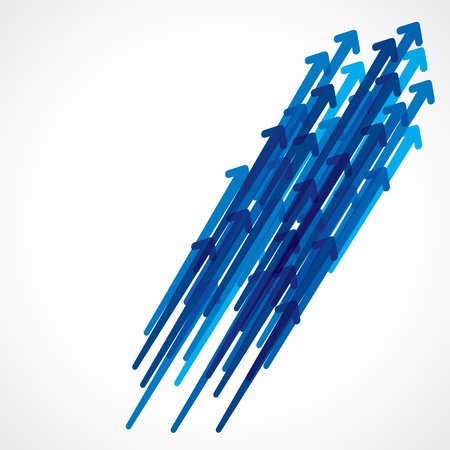 Blue arrow background