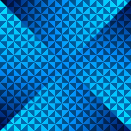 creative triangle pattern in blue background stock vectorのイラスト素材