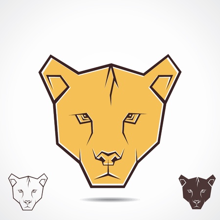tiger creative face stock vectorのイラスト素材